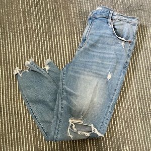 Abercrombie & Fitch High Rise Super Skinny Ankle Jean